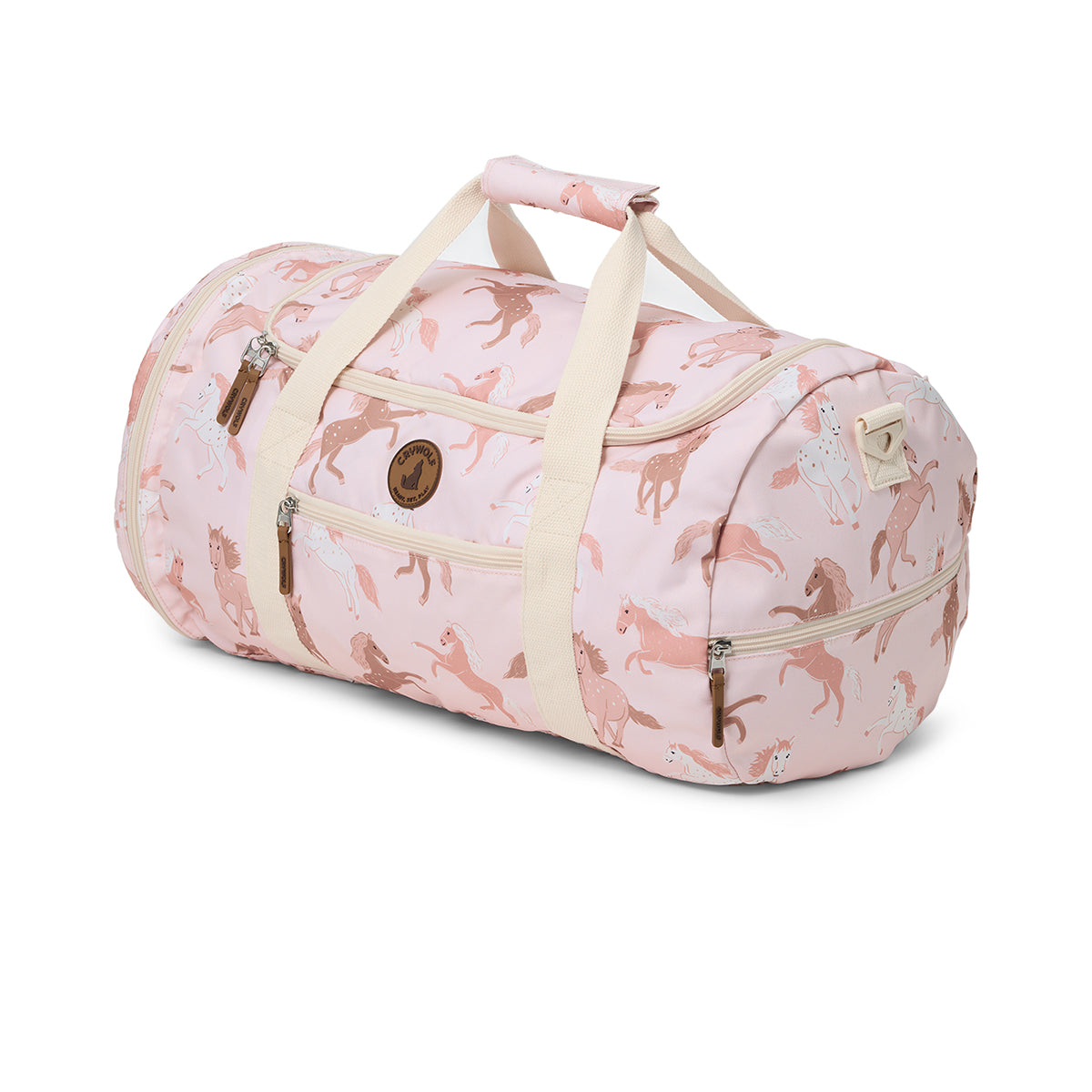 packable duffel blush ponies