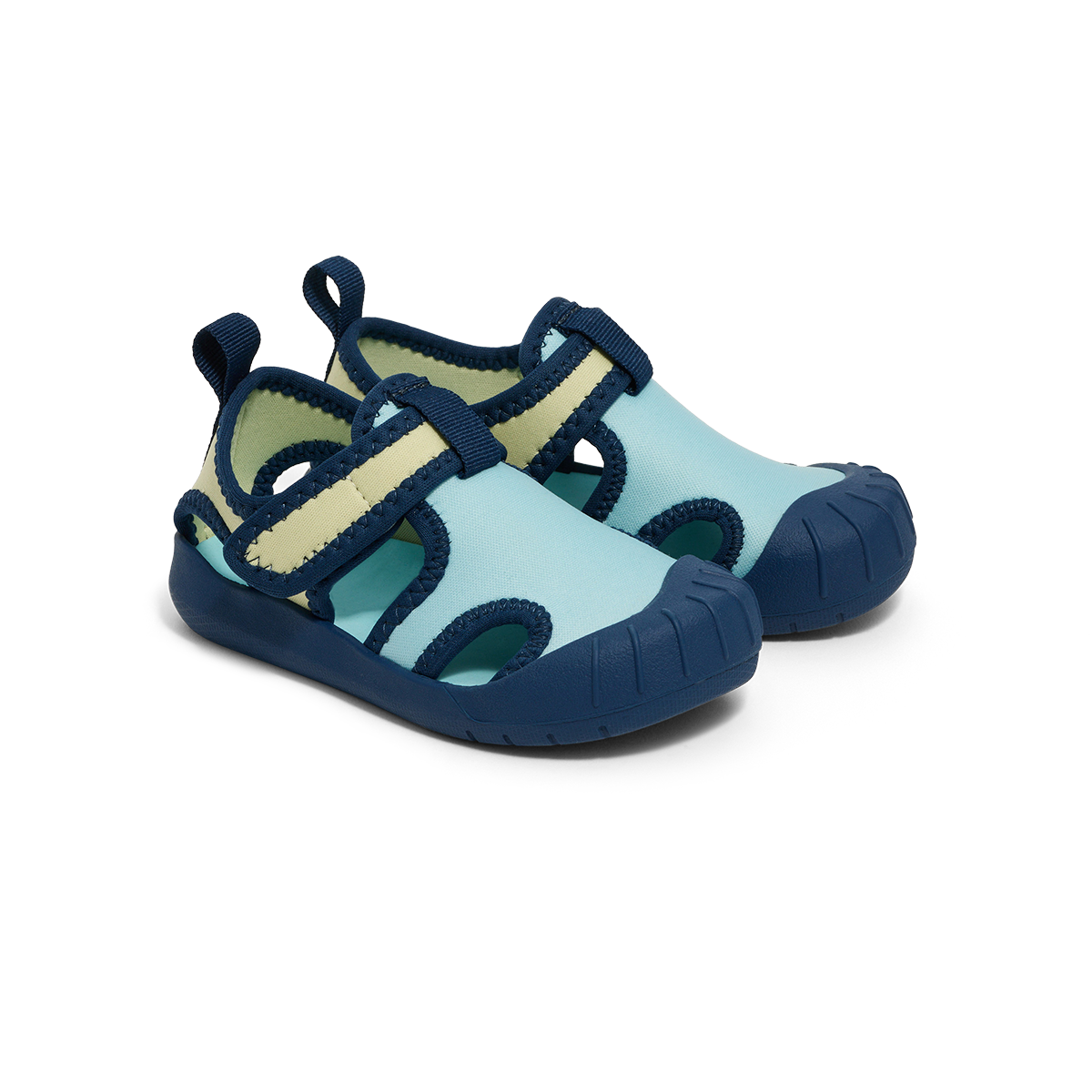 crywolf aqua sandal ocean colourblock