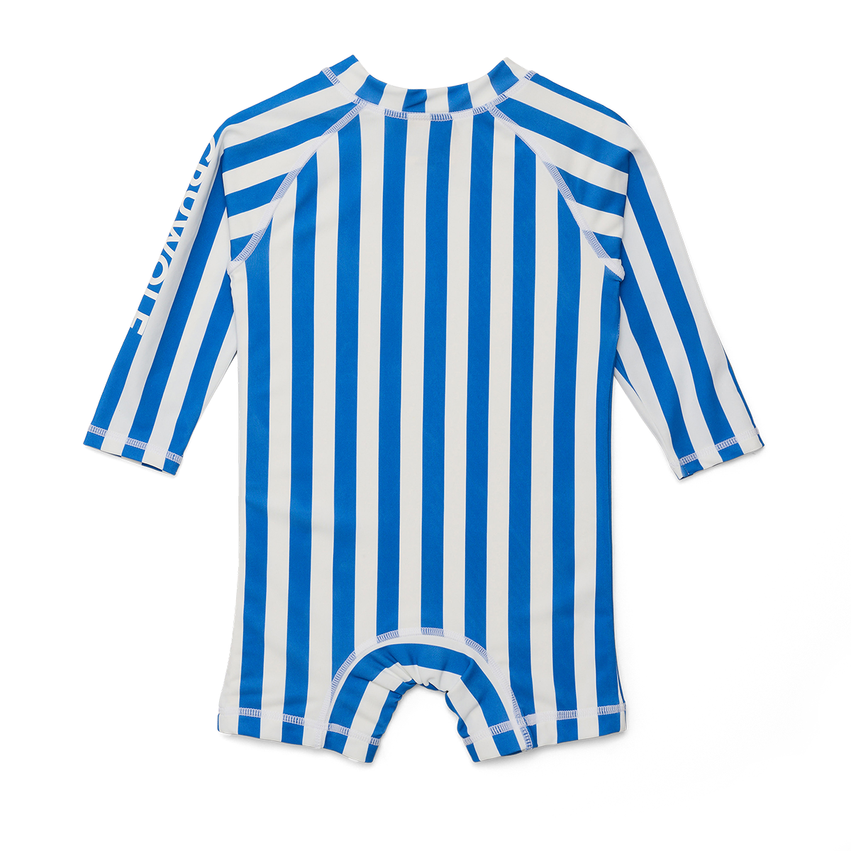 blue stripe rash suit