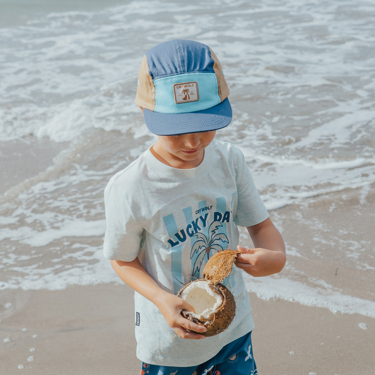 Crywolf navy colourblock