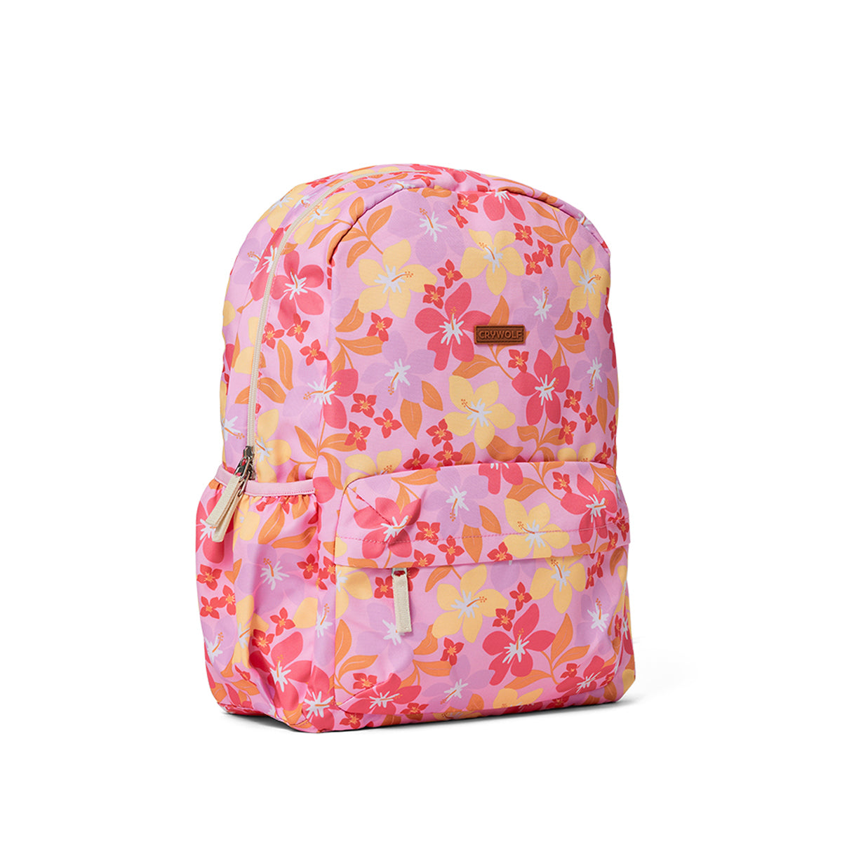 Crywolf Daypack in Hibiscus Daze - side view