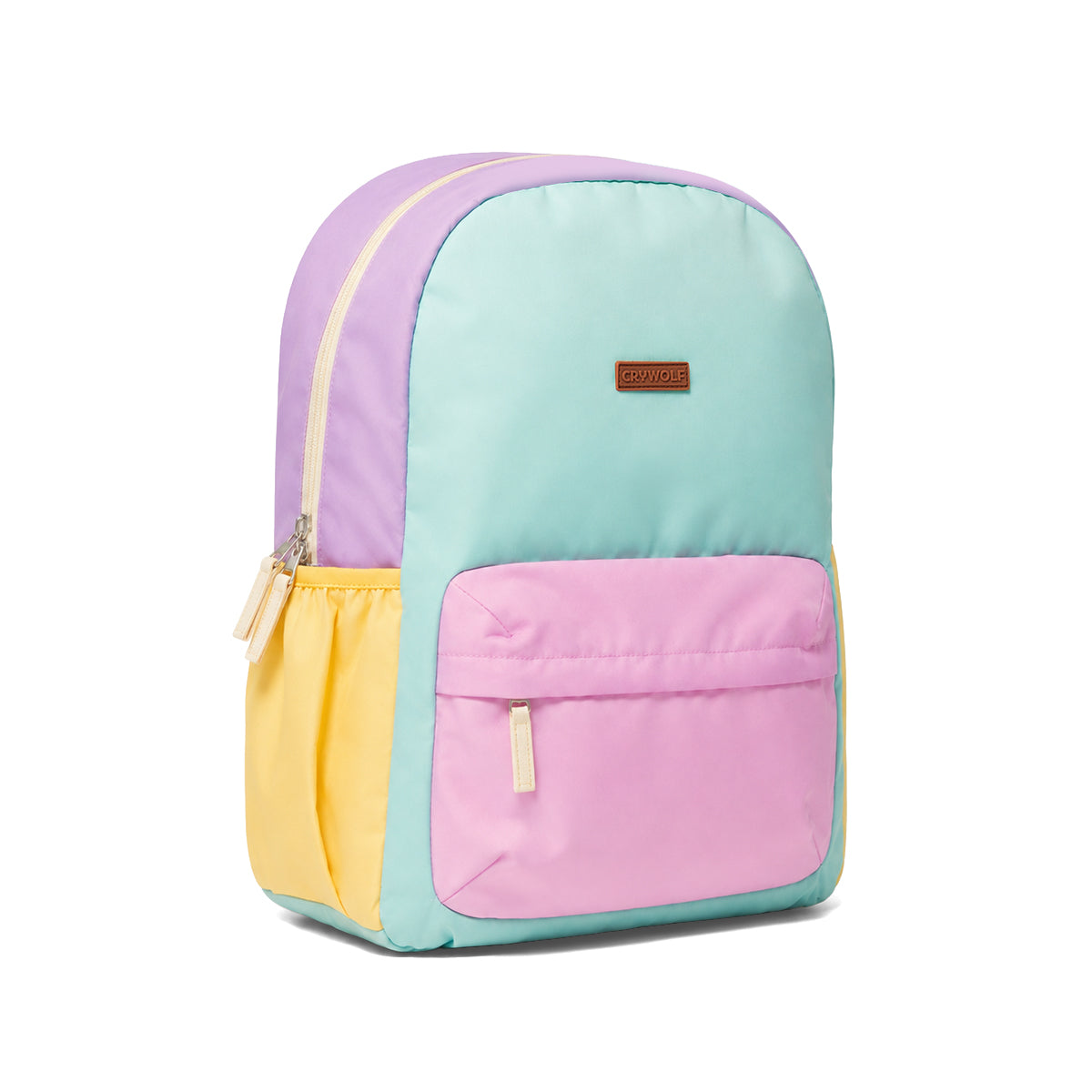 Crywolf Daypack in Poolside Colourblock - side view