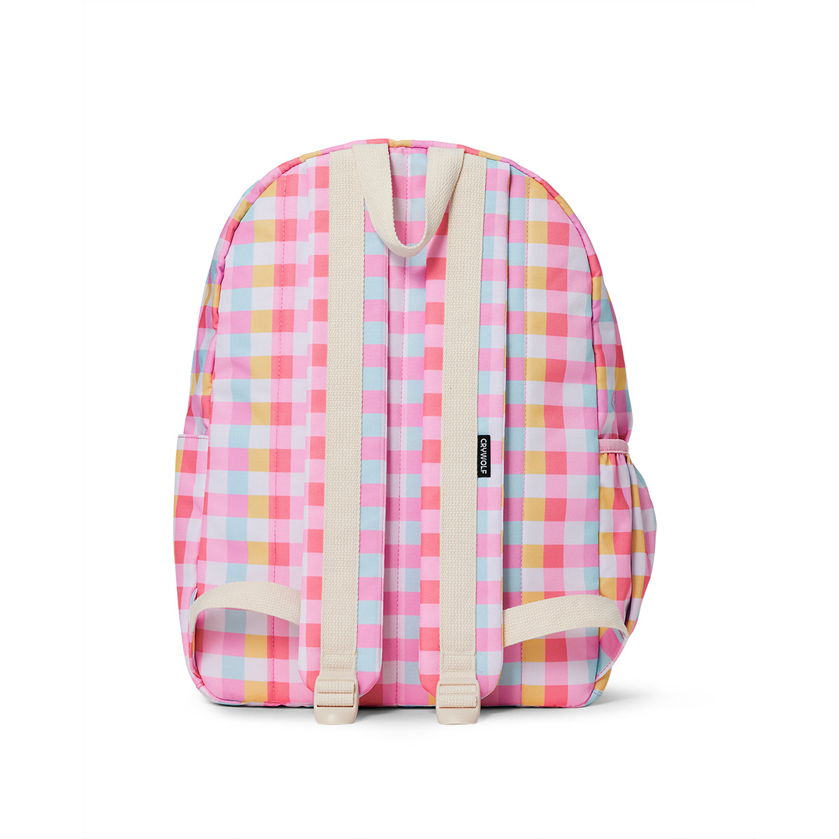 Crywolf Daypack in Pop Gingham - back view