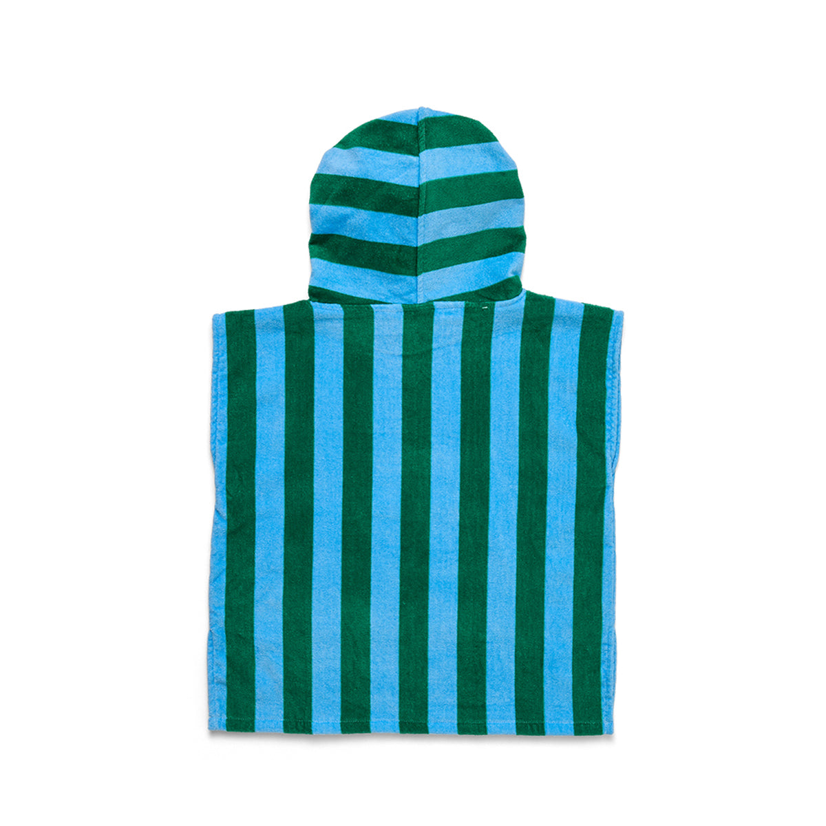 Crywolf Hooded Towel in Deck Stripe - back view