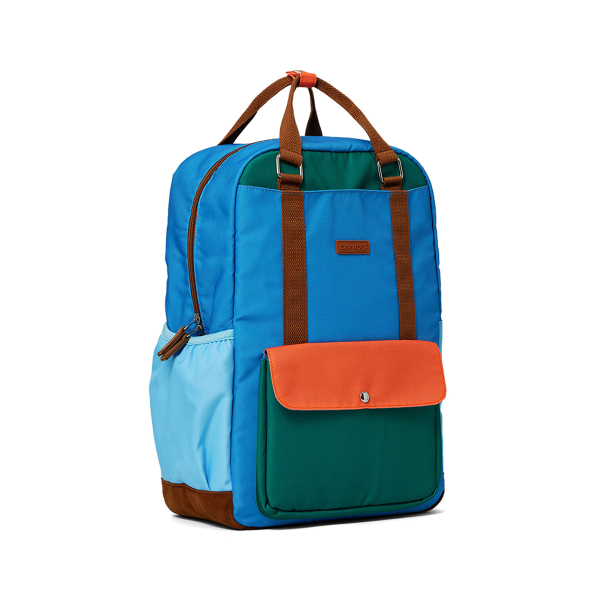 Crywolf Knapsack in Seaside Colourblock - side view