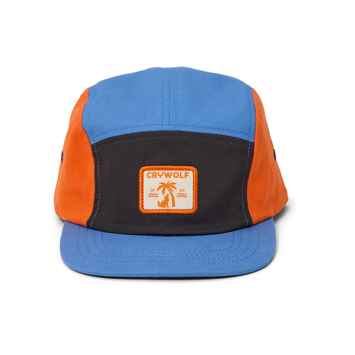 Crywolf Lucky Cap in Seaside Colourblock - front view
