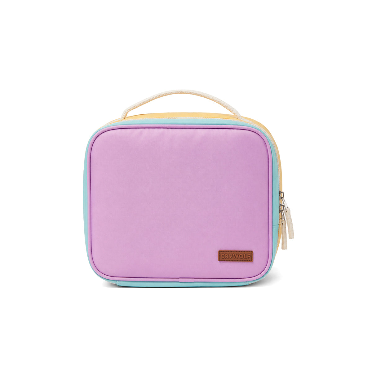 Crywolf Everyday Lunch Bag in Poolside Colourblock - front view