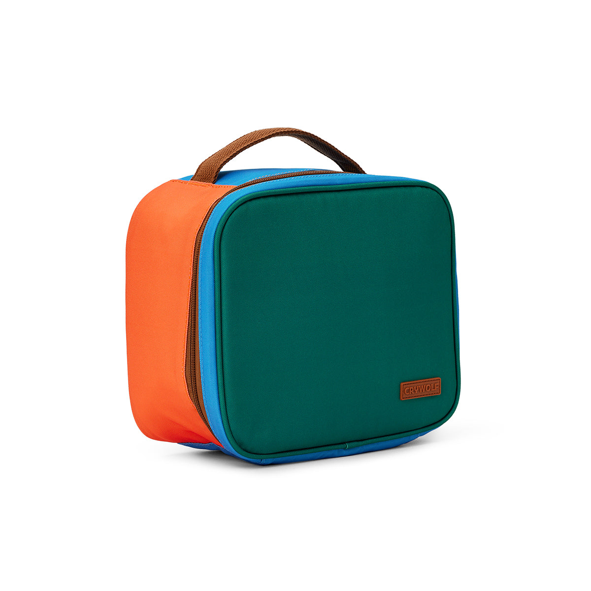 Crywolf Everyday Lunch Bag in Seaside Colourblock - side view