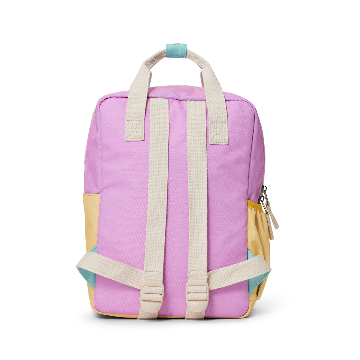 Crywolf Mini Backpack in Poolside Colourblock - side view