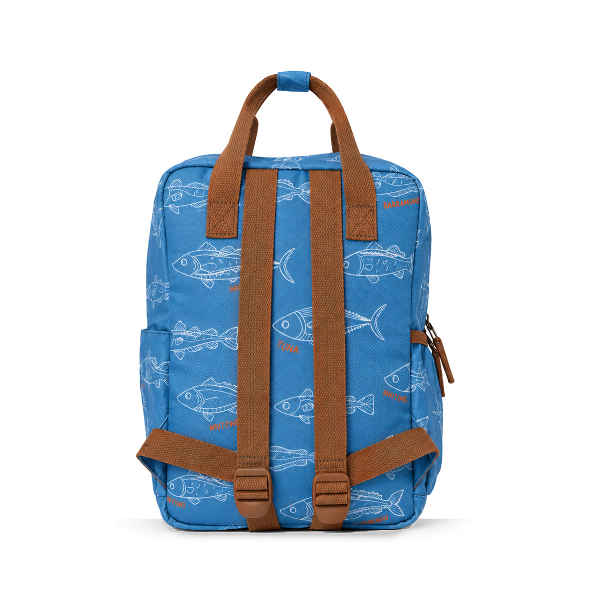 Crywolf Mini Backpack in Saltwater - back view