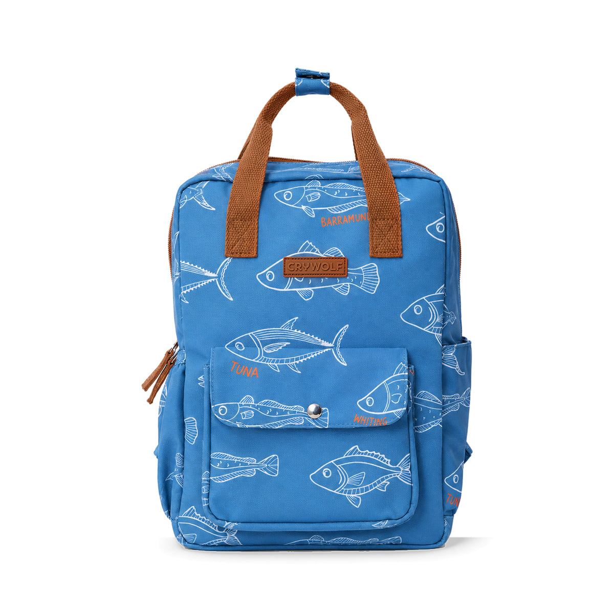 Crywolf Mini Backpack in Saltwater - front view