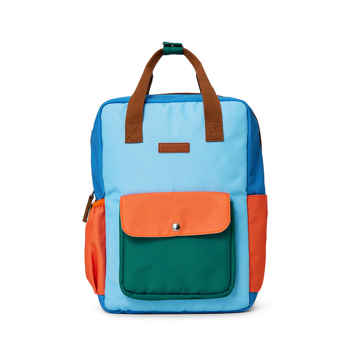 Crywolf Mini Backpack in Seaside Colourblock - front view