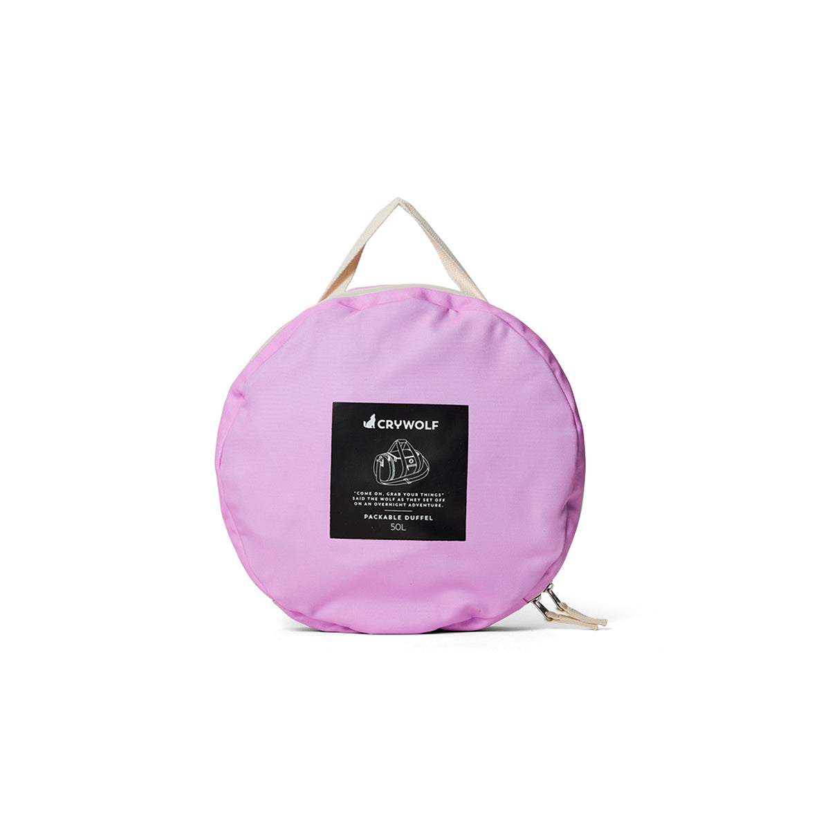 Crywolf Packable Duffel in Poolside Colourblock - side view