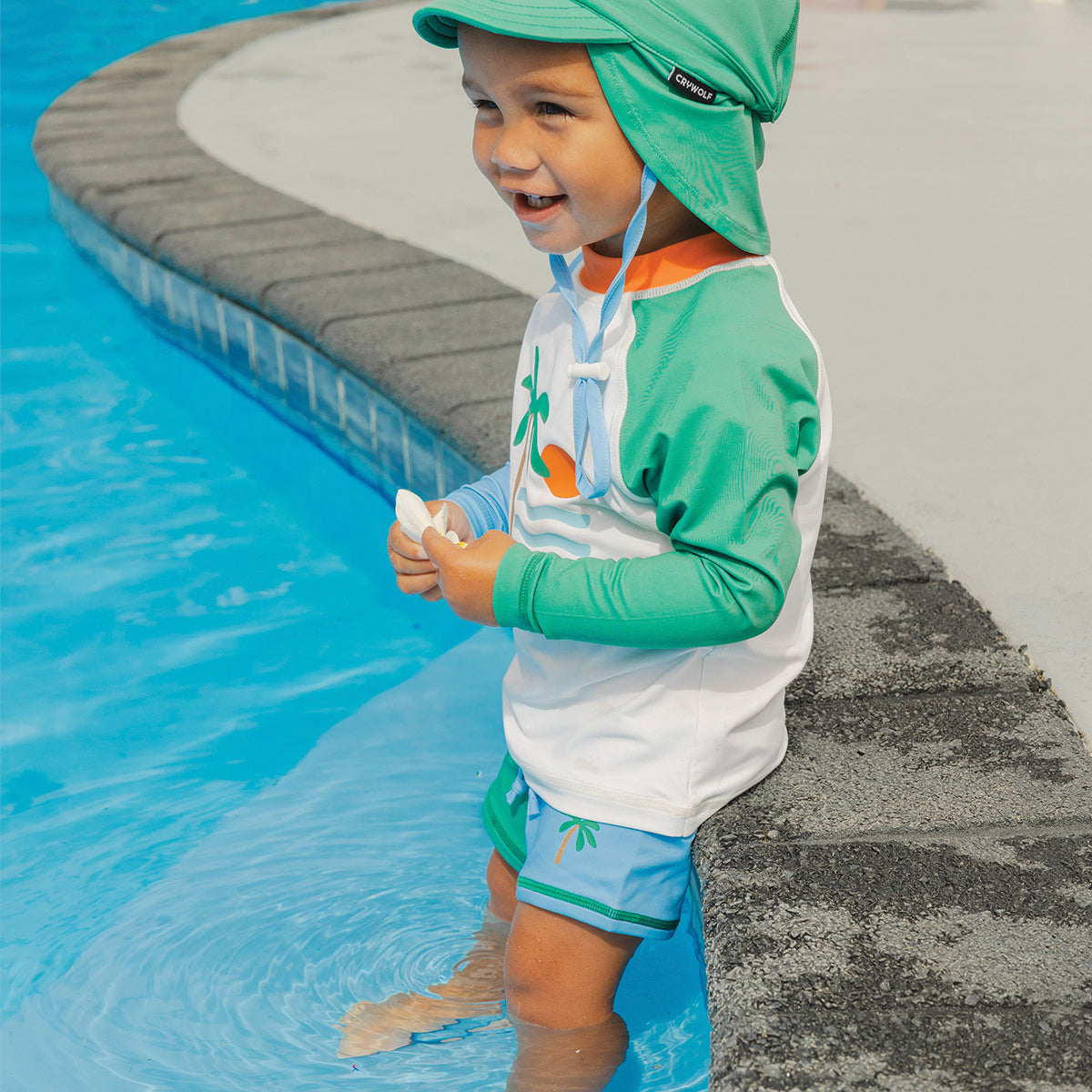 Crywolf Splash Cap in Sea Green - lifestyle 1