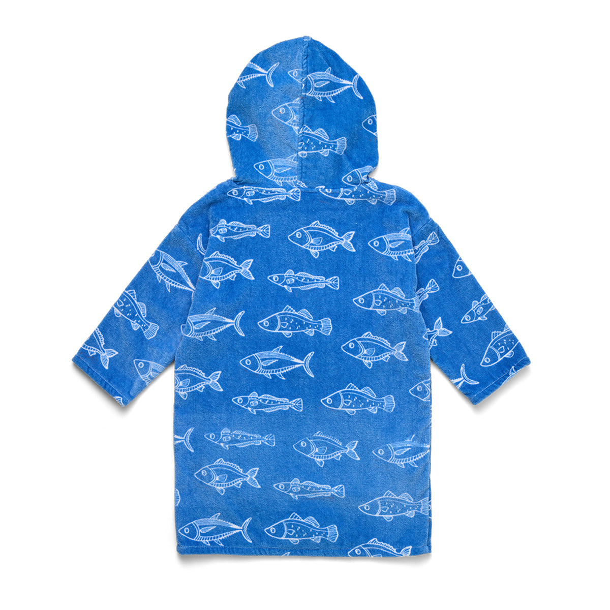 Crywolf Zip-Up Towel in Saltwater - back view