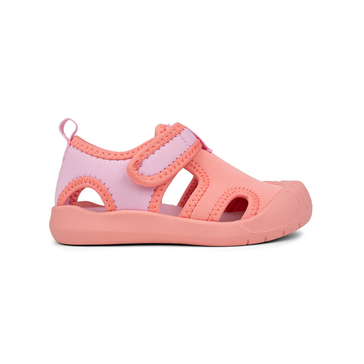 Crywolf Aqua Sandal in Flamingo - side view