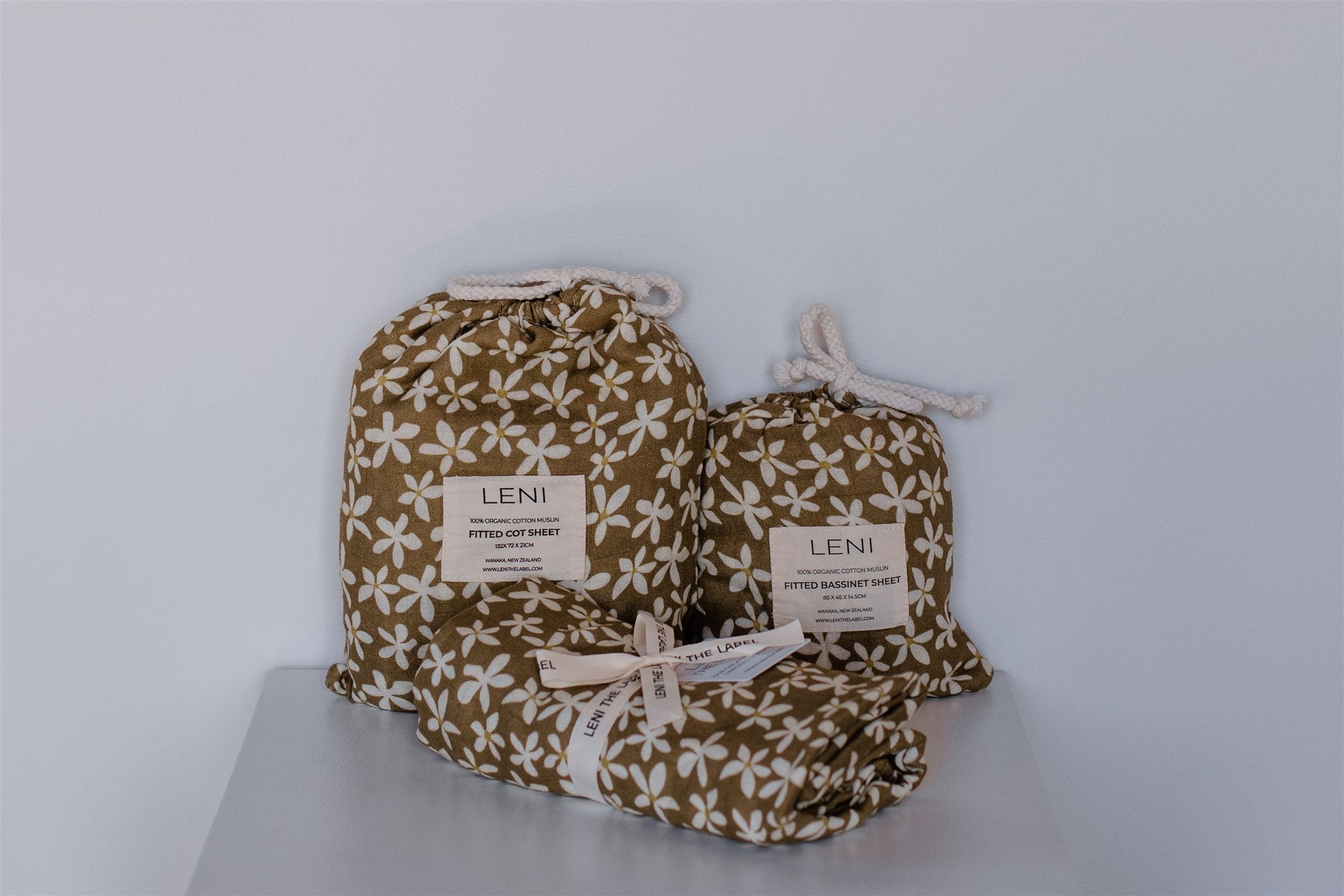 leni the label elderflower swaddle blanket