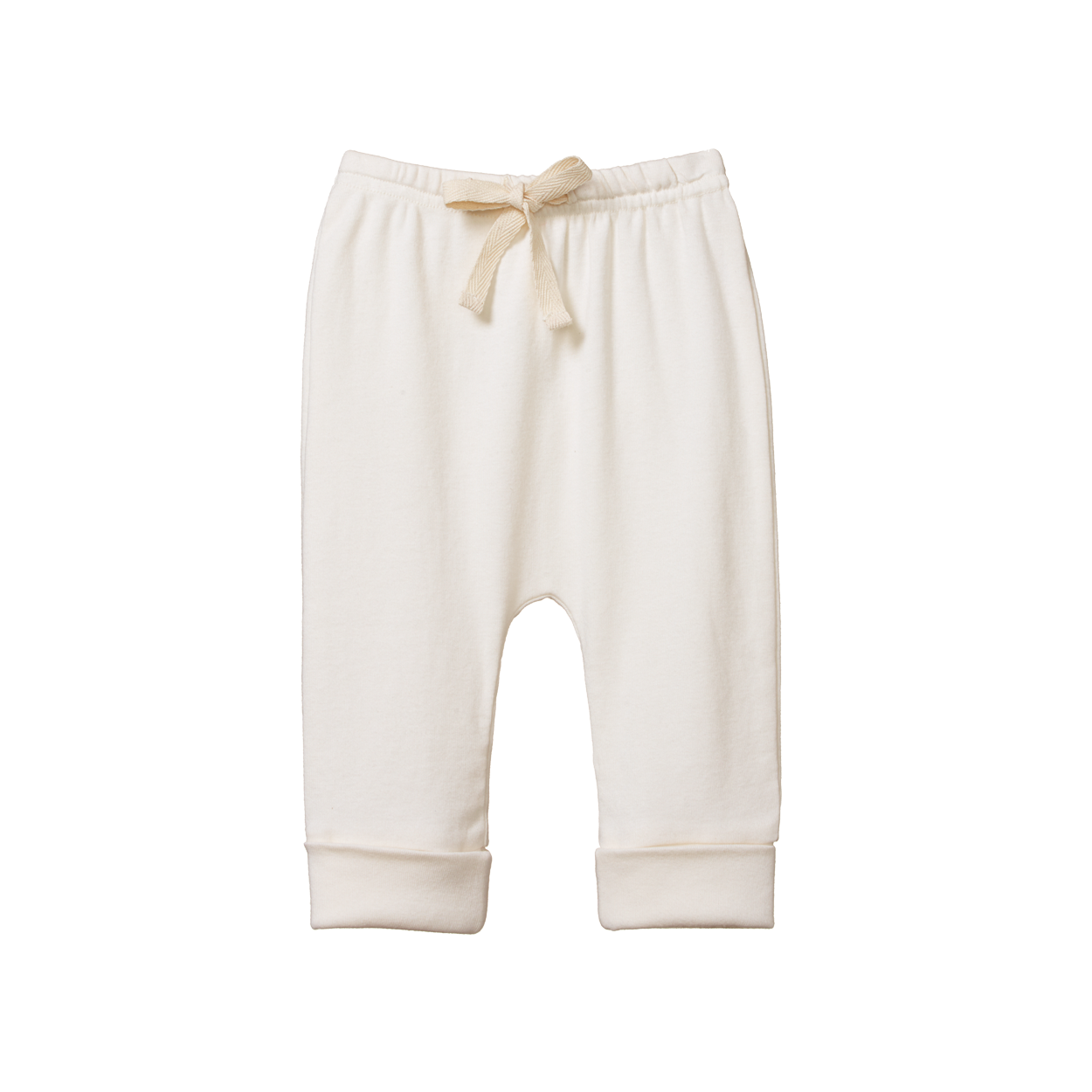 Drawstring Pants Natural - front view