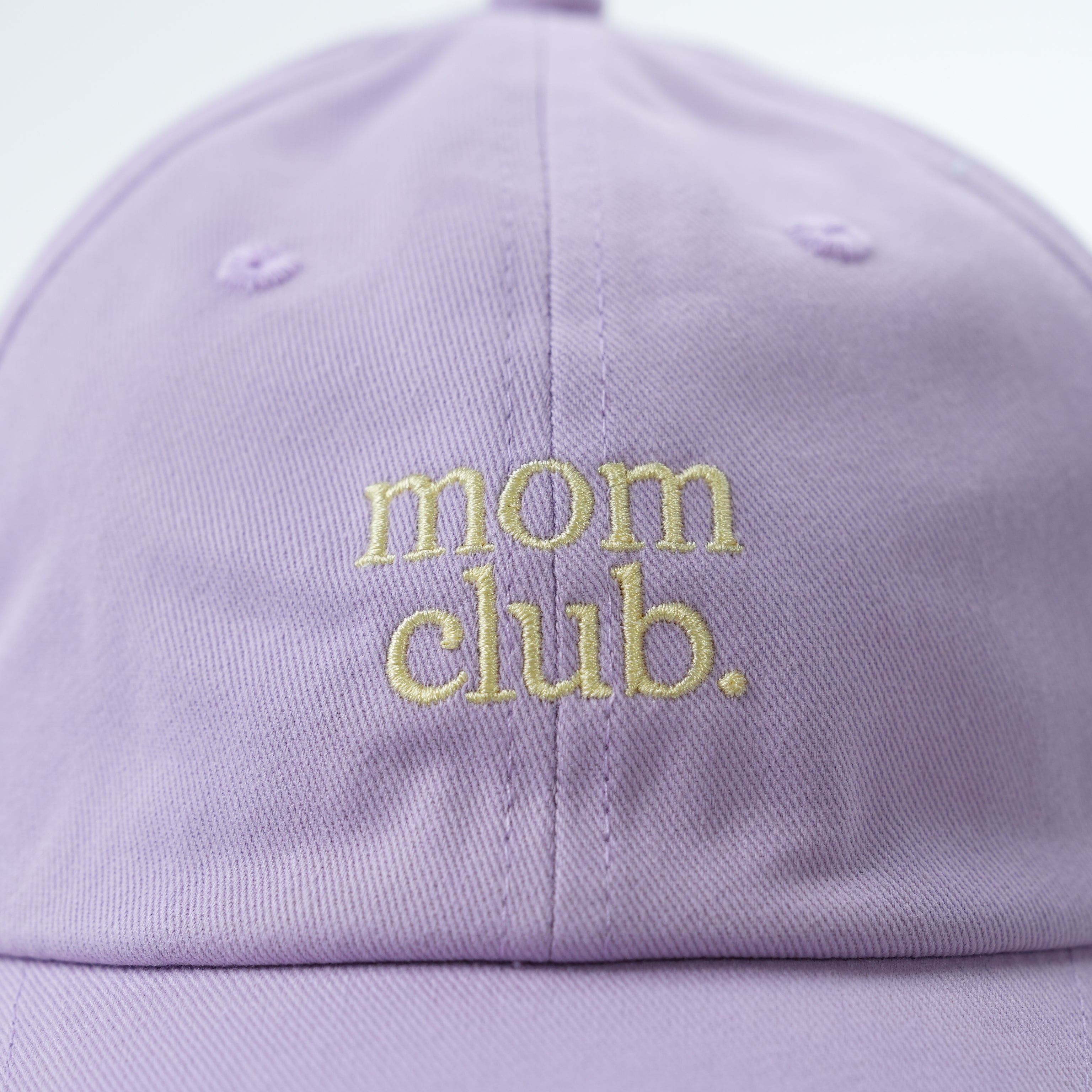 mom club lilac hat