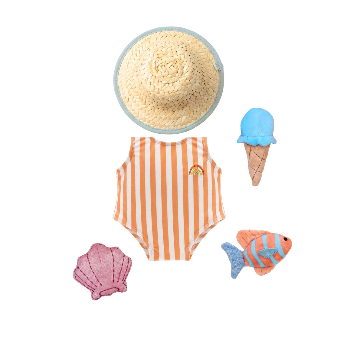 Dinkum Dolls Boardwalk Beach Set
