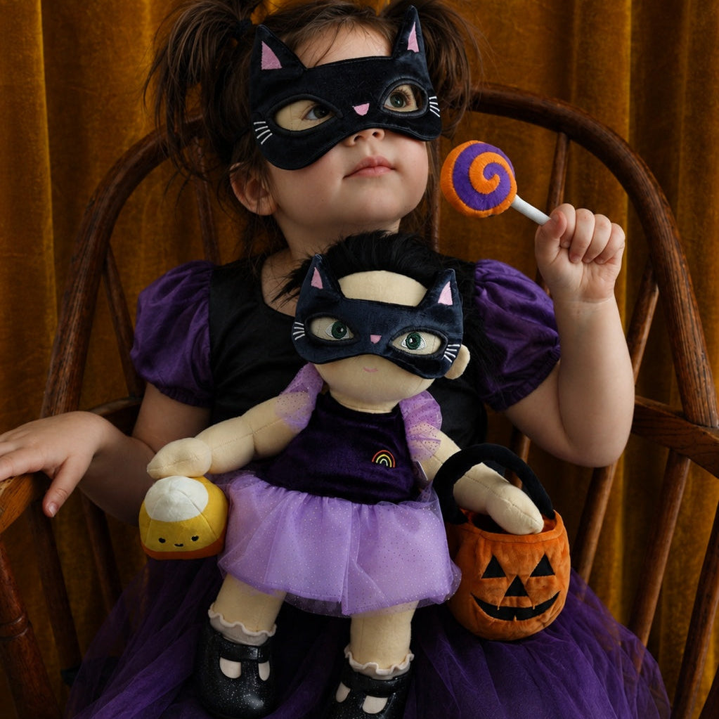 Dream Dinkum Doll Mabel Moon with a child