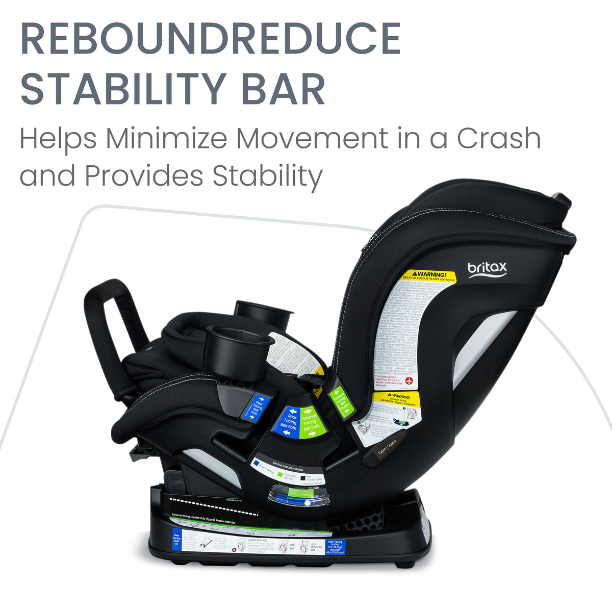 Britax Poplar Clicktight Convertible Carseat