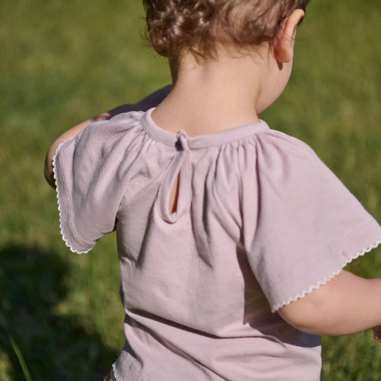 nature baby faye tee lilac
