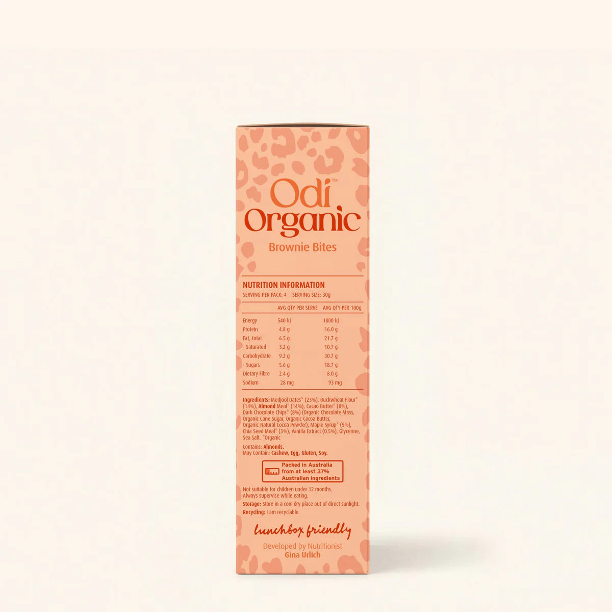 odi nutrition organic brownie bites