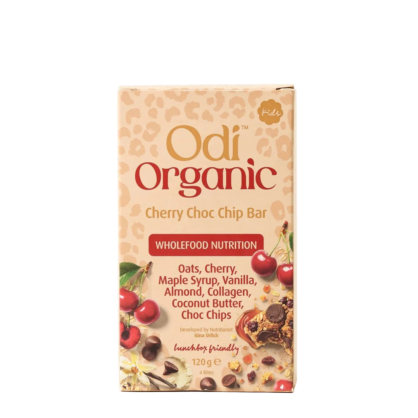 odi nutrition organic cherry choc chip bars