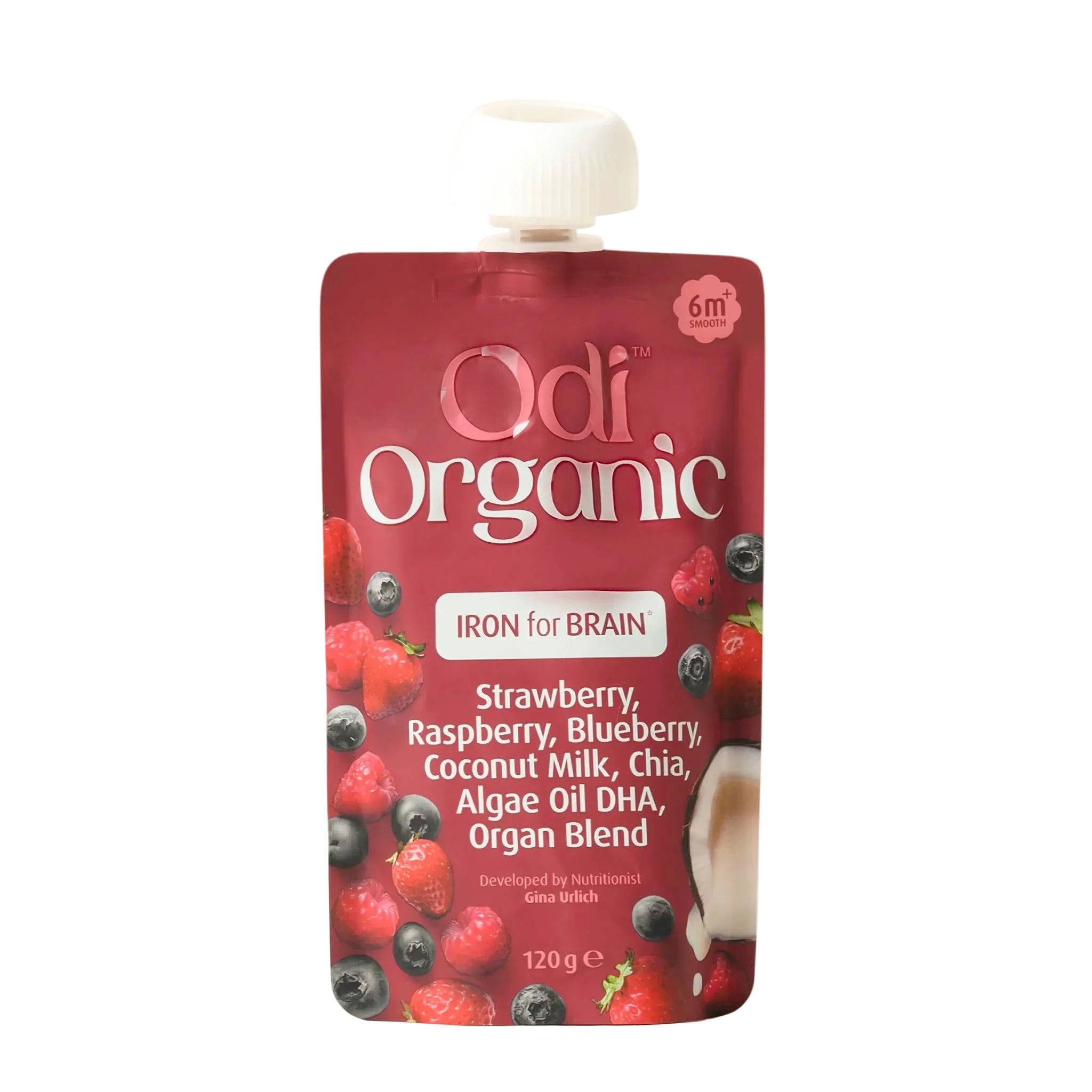 odi nutrition organic berry baby puree pouch