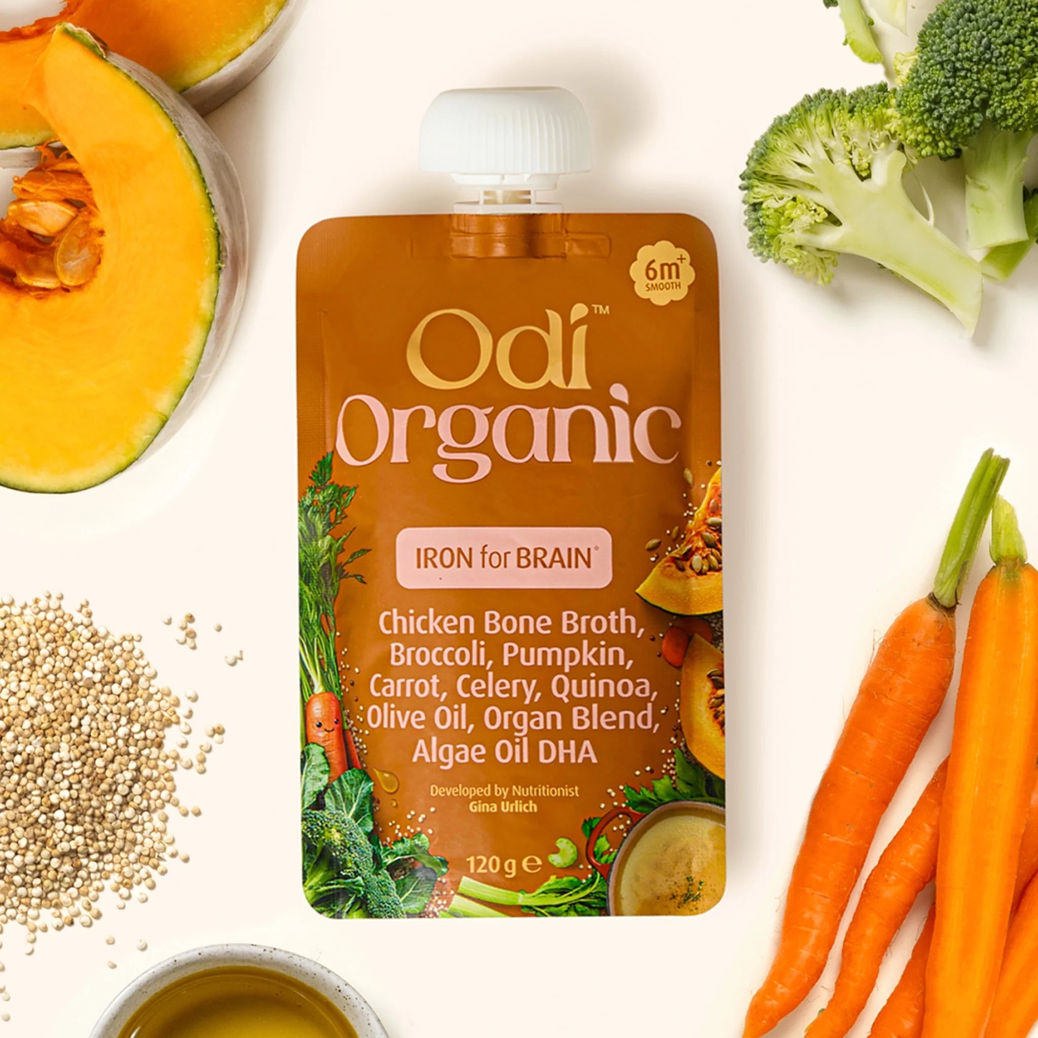 odi nutrition chicken and vegetable baby puree pouch