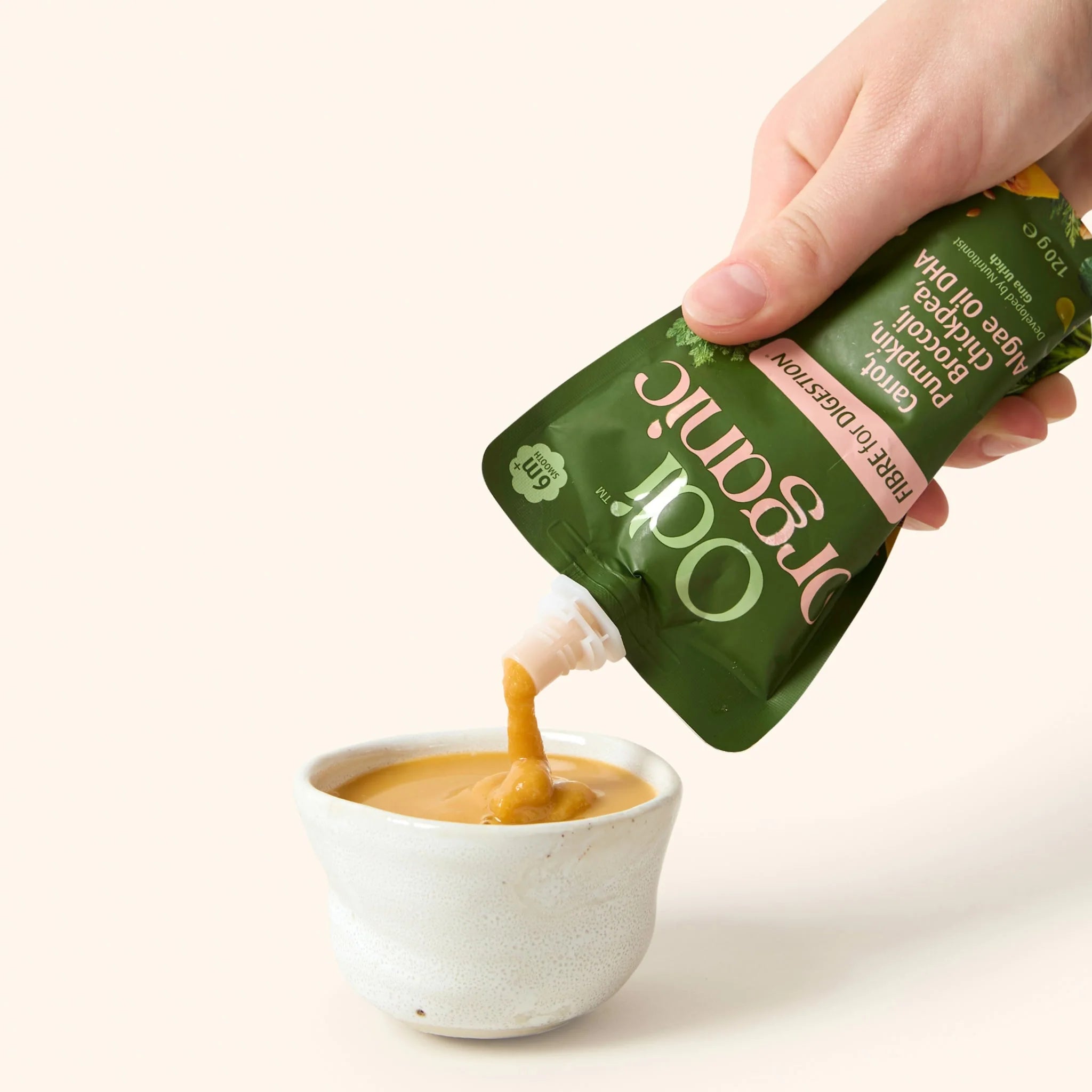 odi nutrition chickpea and vegetable baby puree pouch