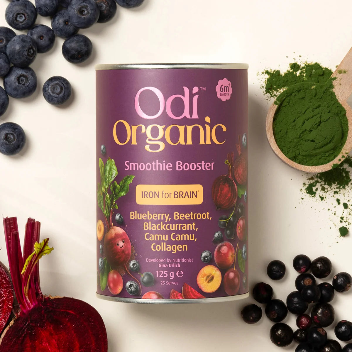 odi nutrition organic smoothie booster tin