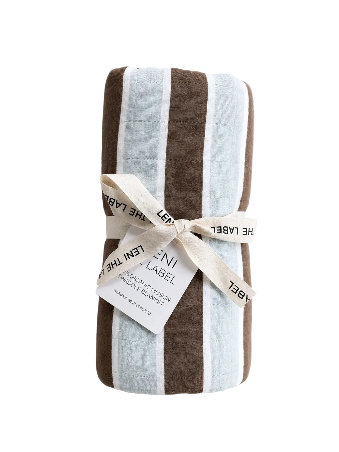 organic muslin swaddle hank stripe