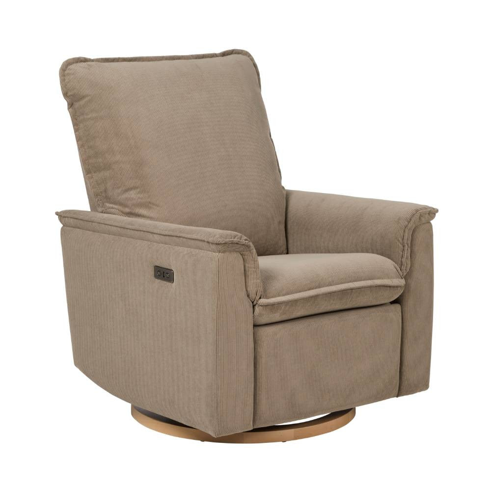 Il Tutto Louie Electric Recliner Chair - Mocha Corduroy