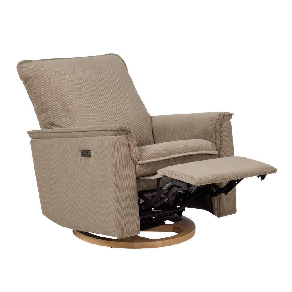 Il Tutto Louie Electric Recliner Chair - Mocha Corduroy