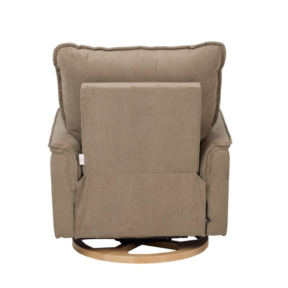 Il Tutto Louie Electric Recliner Chair - Mocha Corduroy