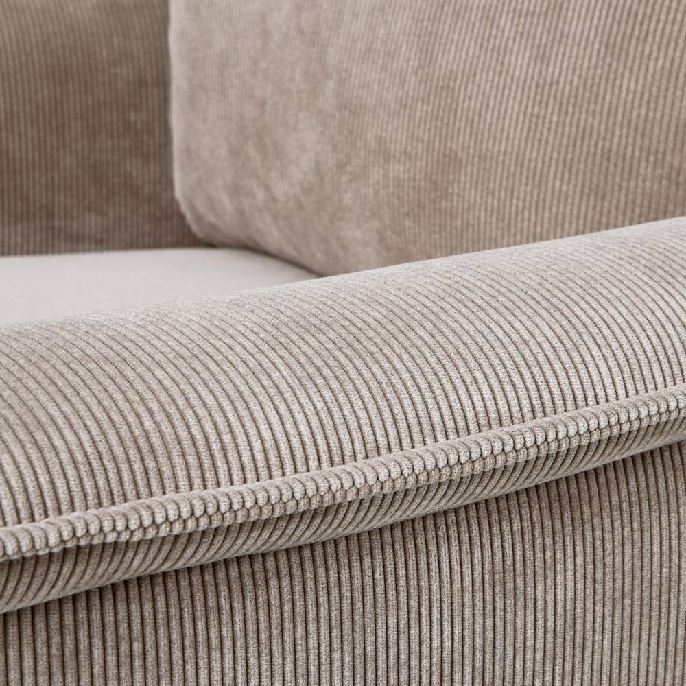 Il Tutto Louie Electric Recliner Chair - Taupe Corduroy
