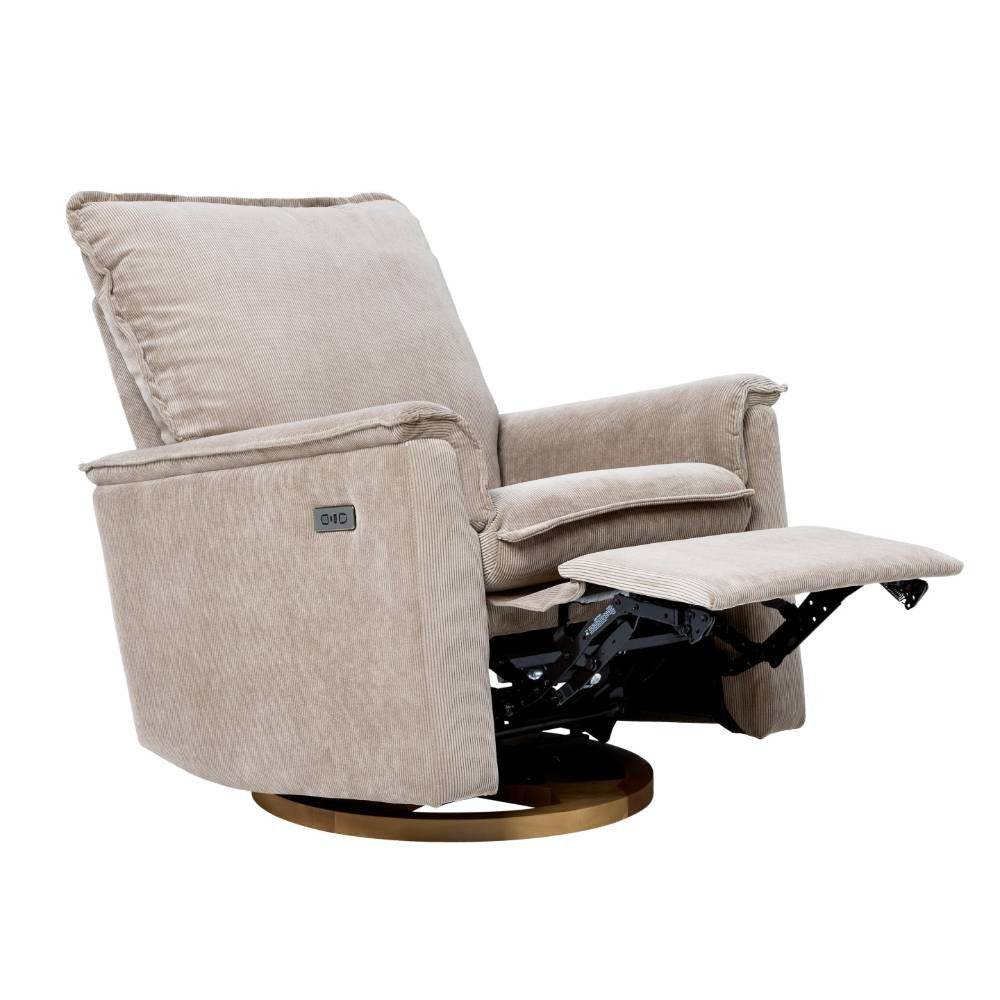 Il Tutto Louie Electric Recliner Chair - Taupe Corduroy