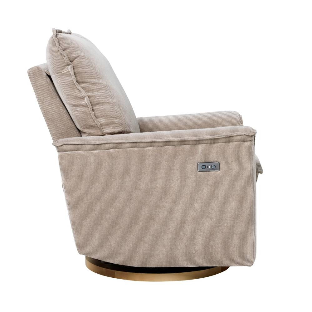 Il Tutto Louie Electric Recliner Chair - Taupe Corduroy