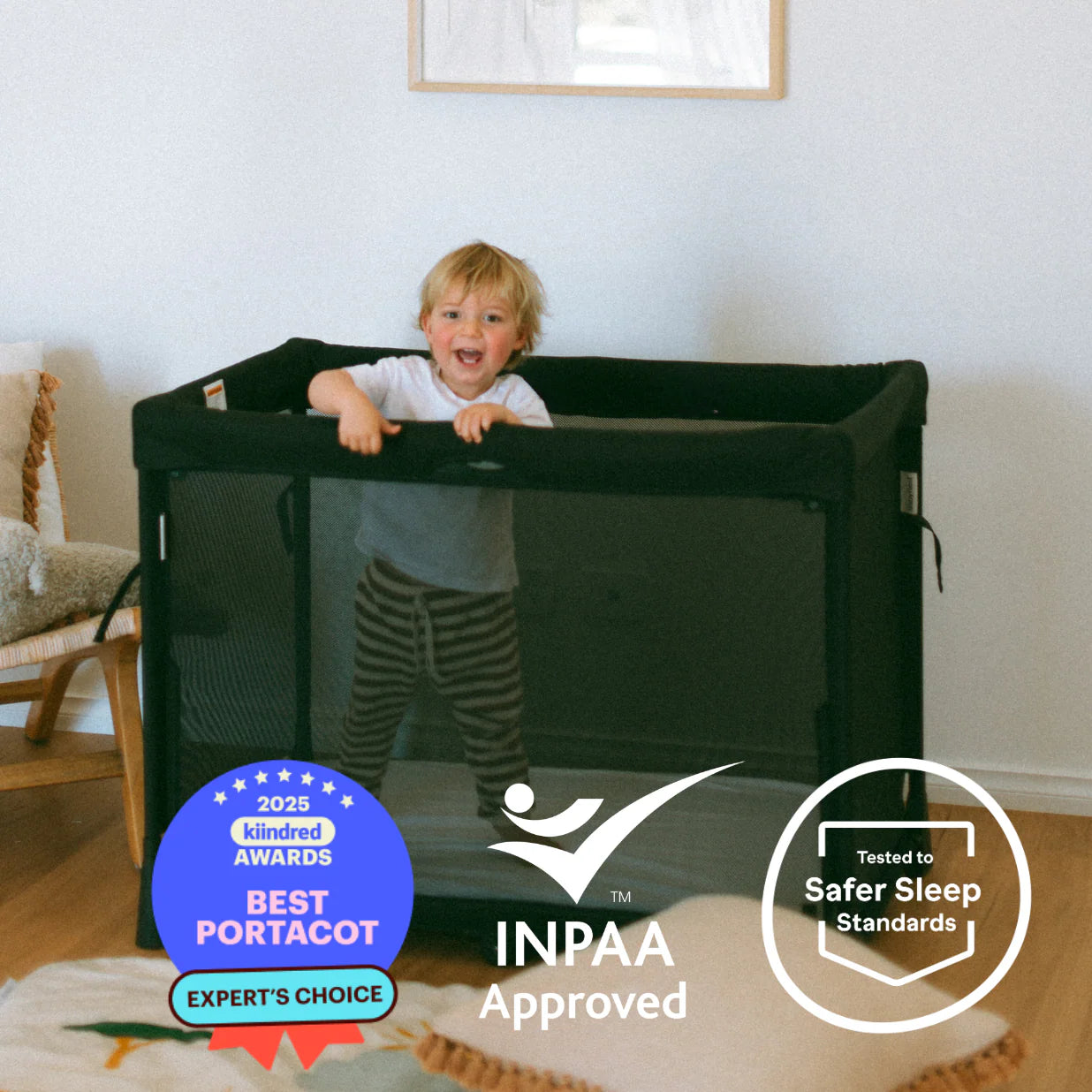 babyrest 2 in 1 travel cot