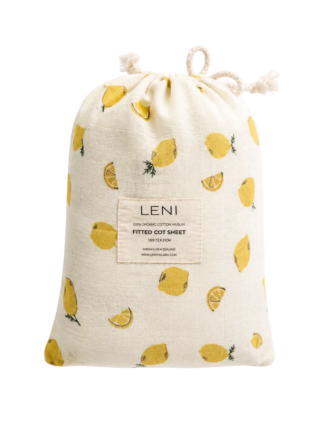 lemon cot sheet