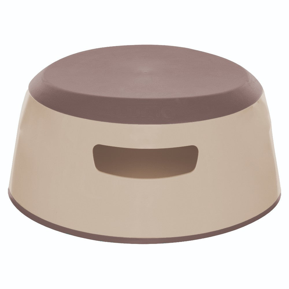 Luma Step Stool in Almond, side view