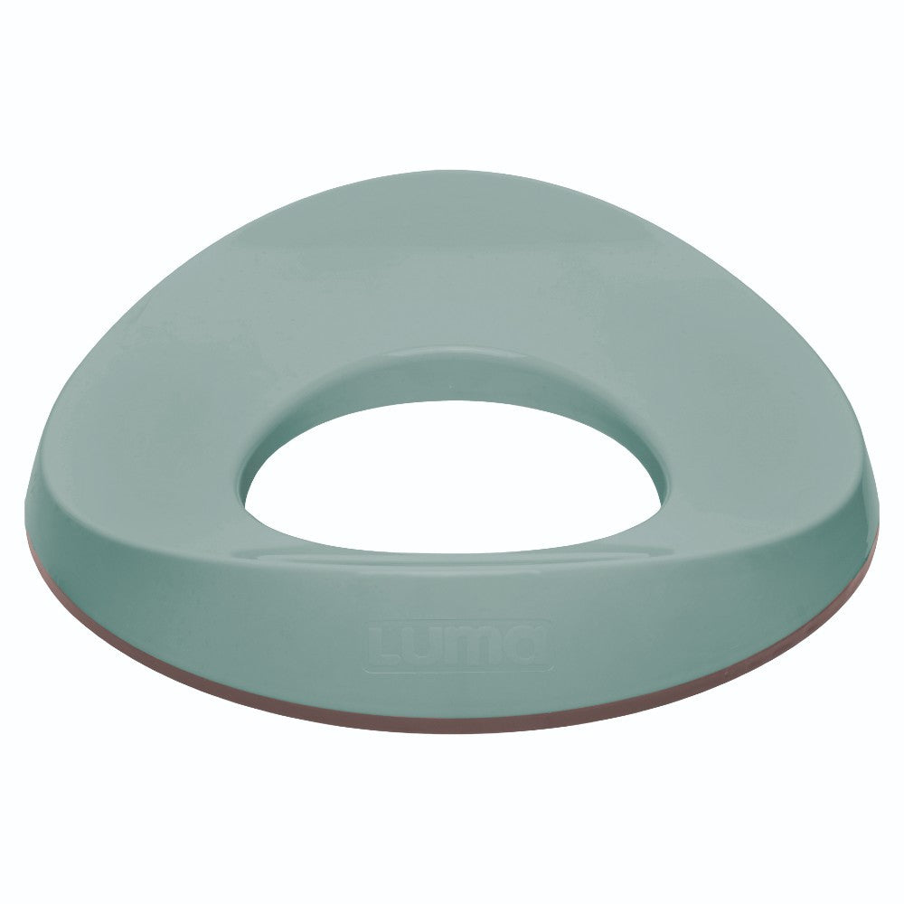 Luma Toilet Training Seat in Ice Blue, side view