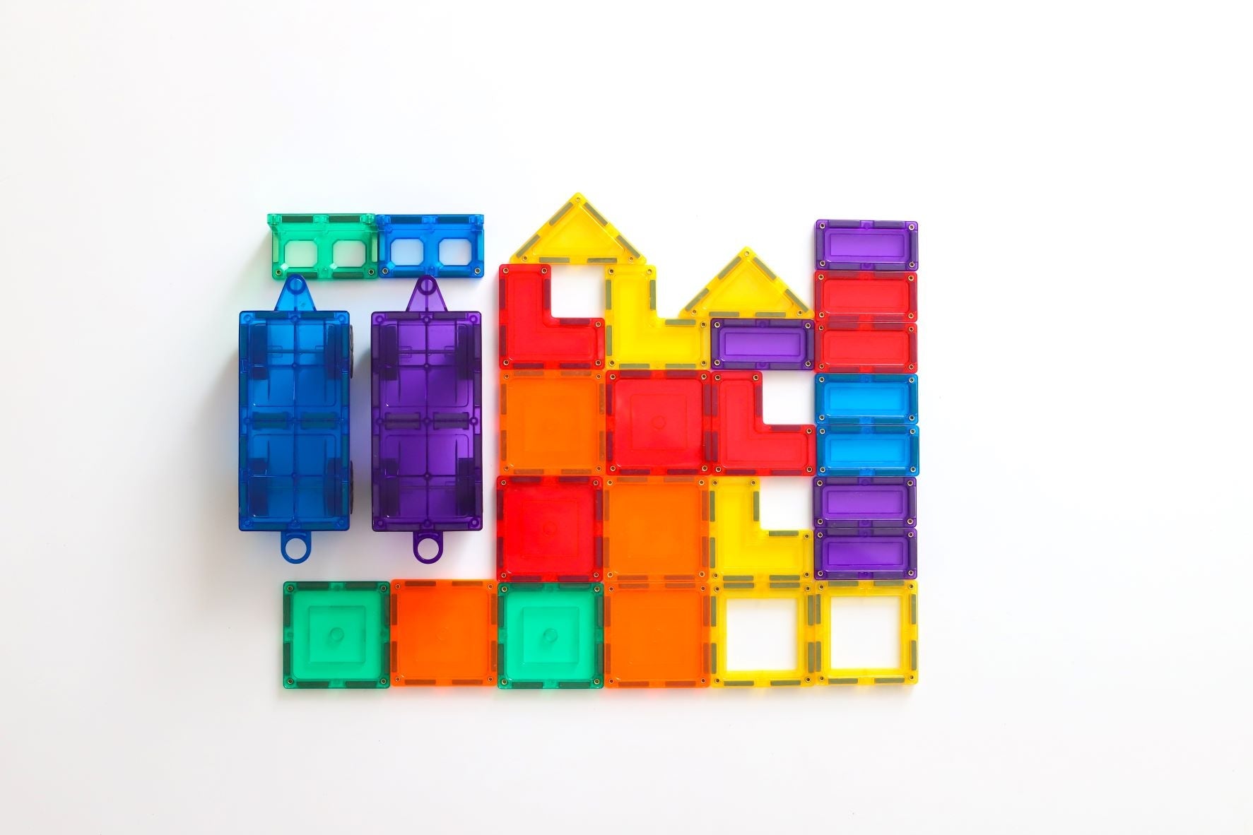28 Piece Car Set tile contents