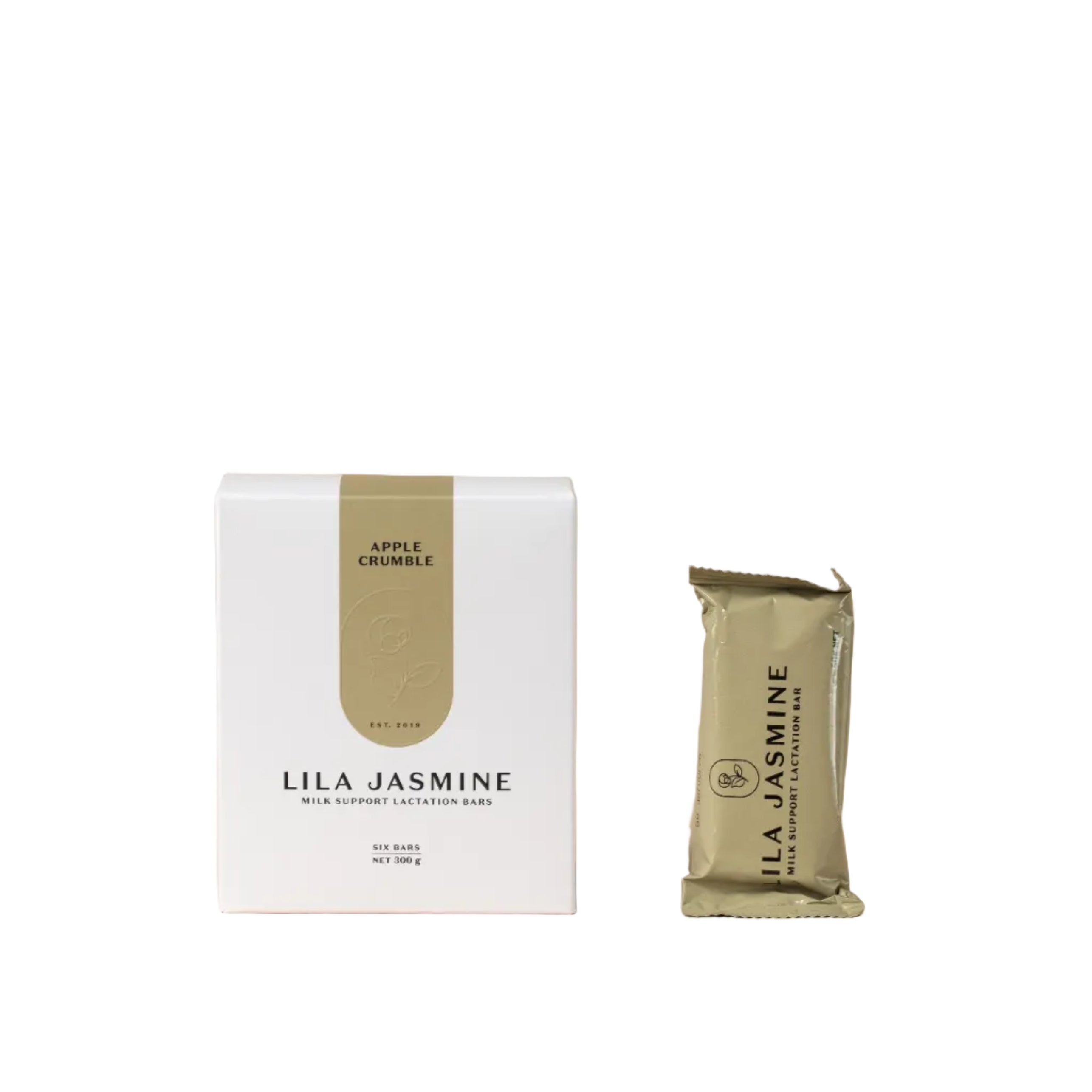lila jasmine apple crumble lactation bar