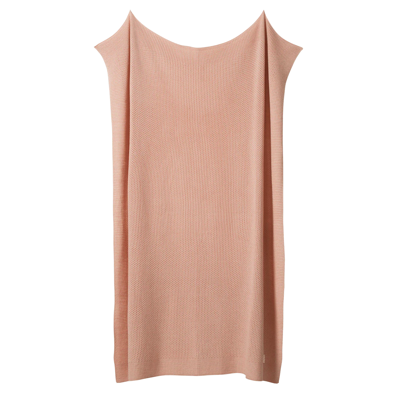 nature baby blanket rose dust merino