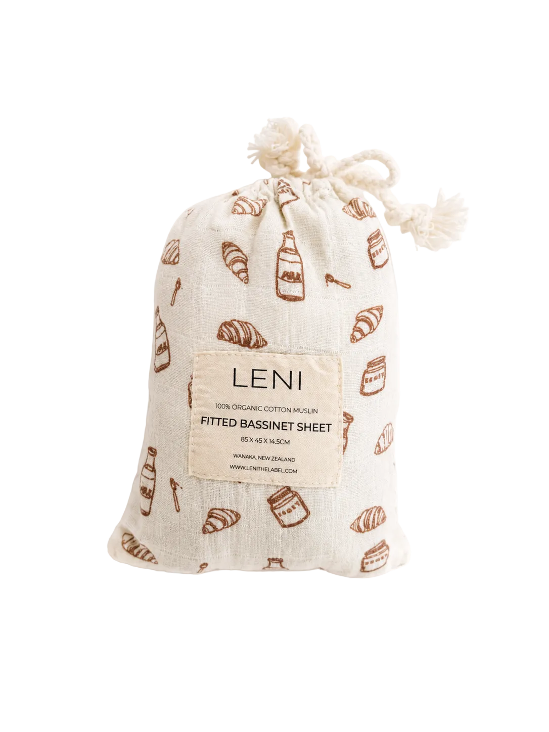 milk and honey cot sheet