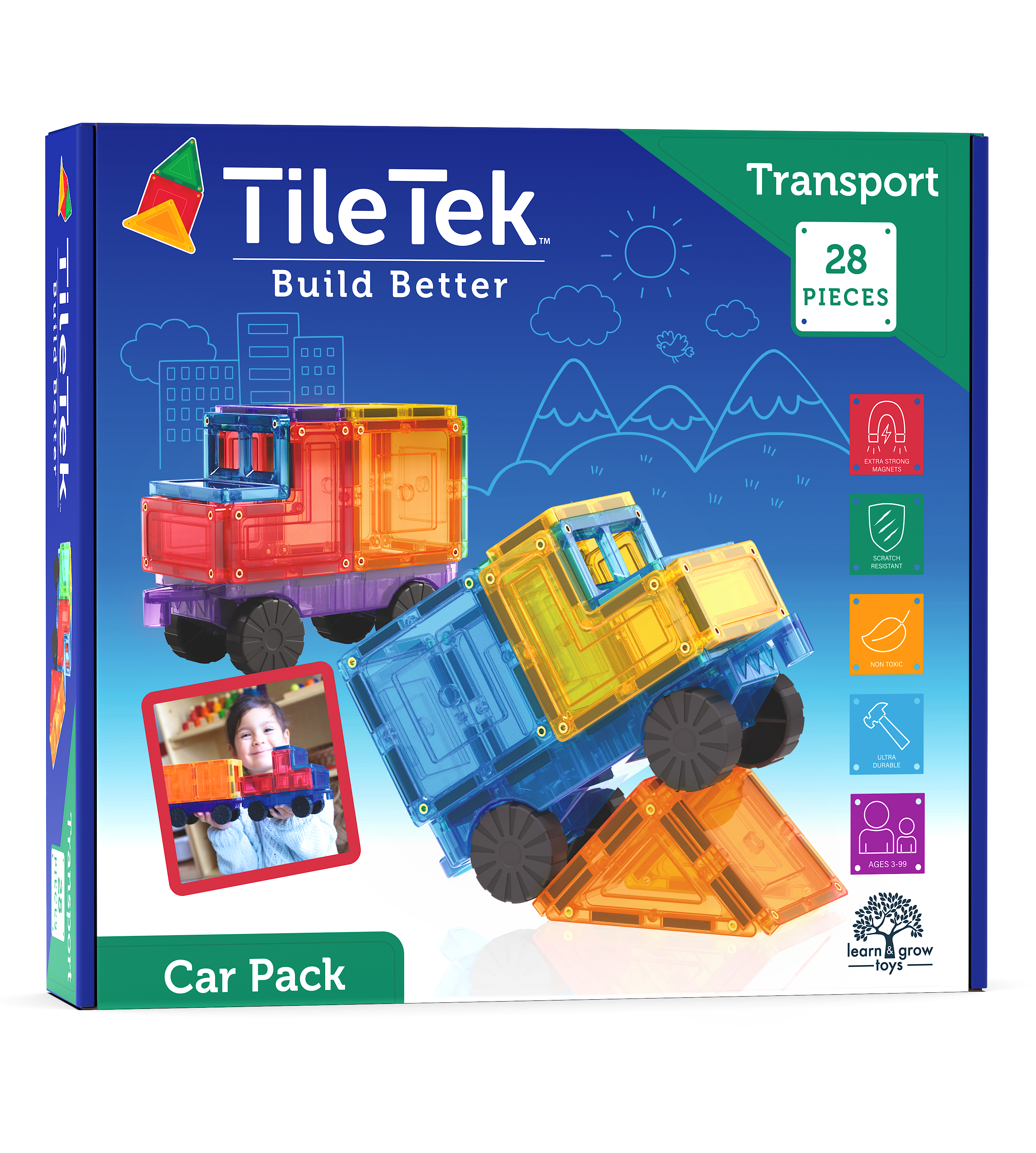 28 Piece Car Set