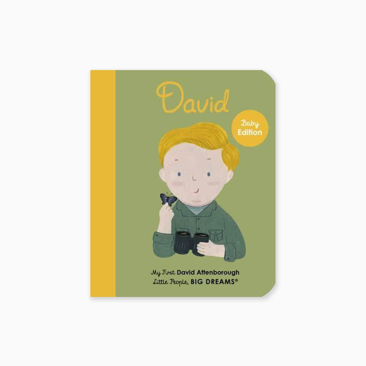 My First Little People BIG DREAMS David Attenborough board book cover